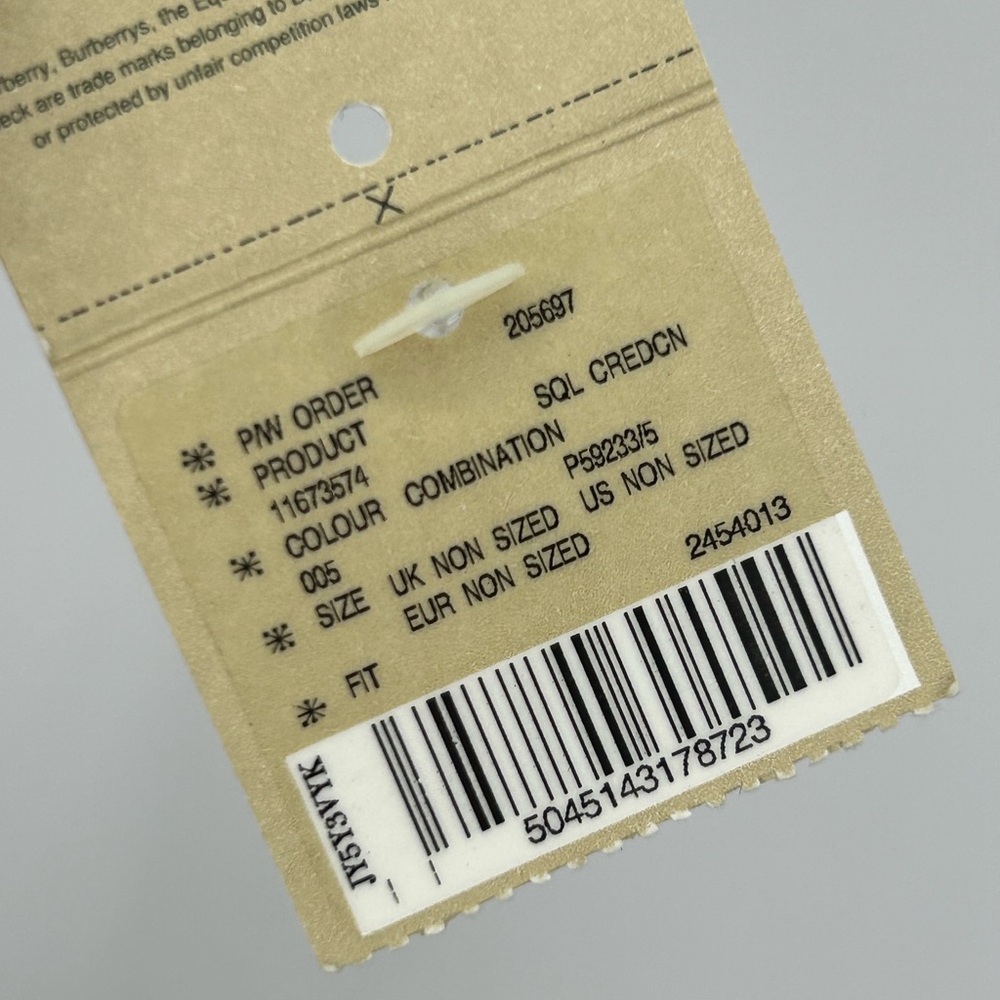 Burberry Check Coin Keychain Pink and Brown - Picture 8 of 8